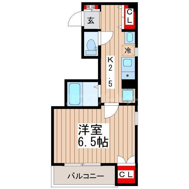 A-PEXGARDEN(1K/5階)の間取り写真