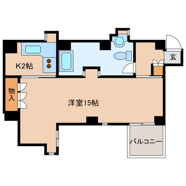ARCADIA(1K/5階)の間取り写真