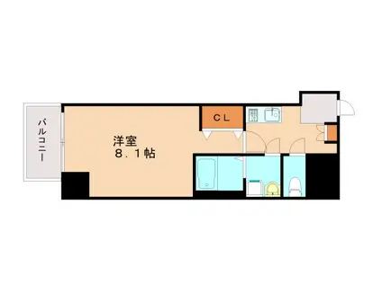 EXCEL神戸URBAN HILLS(1K/7階)の間取り写真