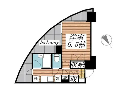 メゾン・ド・レノン(1K/9階)の間取り写真