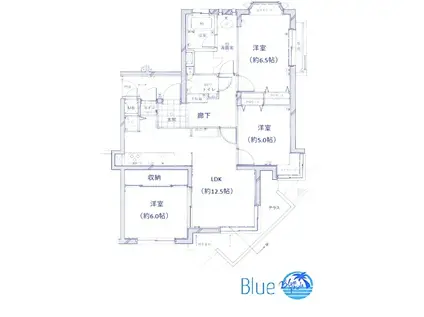 クリオ鎌倉七里ガ浜(3LDK/2階)の間取り写真