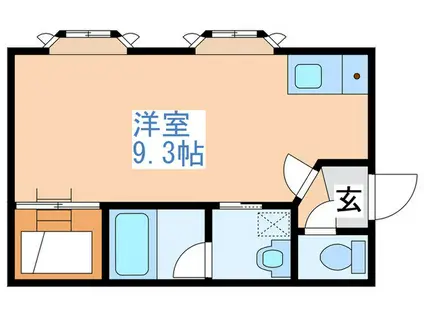 ナカタビルディング(ワンルーム/3階)の間取り写真