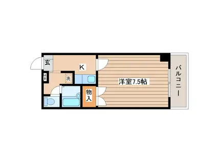 アトリエ818(1K/3階)の間取り写真