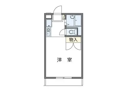レオーネ竜之口(1K/1階)の間取り写真