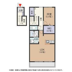 プレシャス・西伏屋(1LDK/2階)の間取り写真