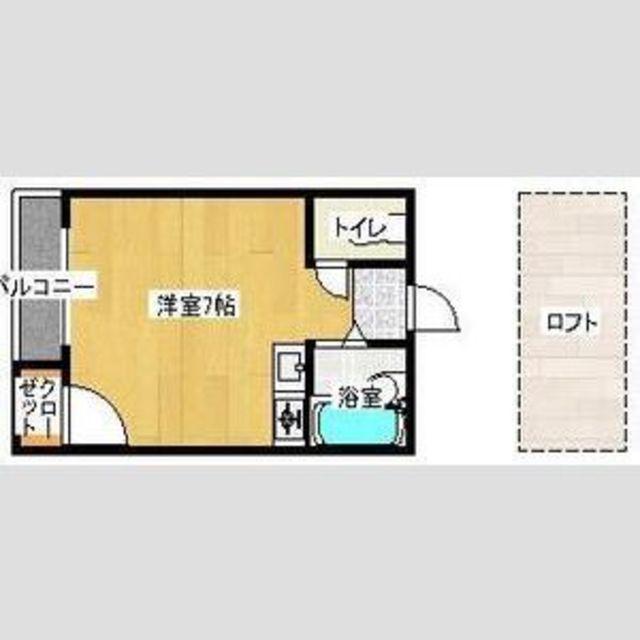 OM新室見(ワンルーム/2階)の間取り写真