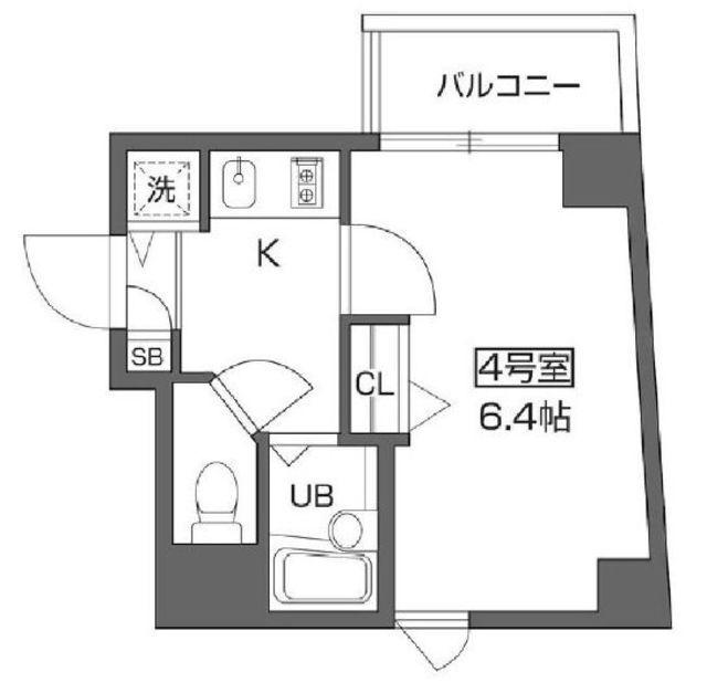 ベルファ―ス早稲田(1K/7階)の間取り写真