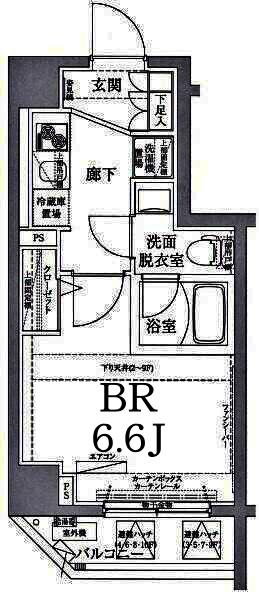 アイルイムーブル弘明寺(1K/3階)の間取り写真