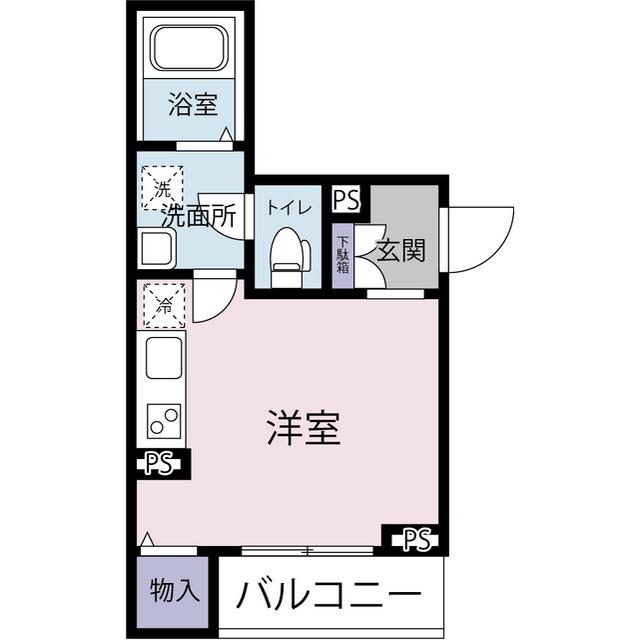 アートヒルズ桜木町(ワンルーム/3階)の間取り写真
