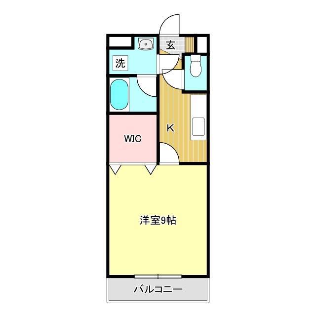 アーバンヒルズ(1K/2階)の間取り写真