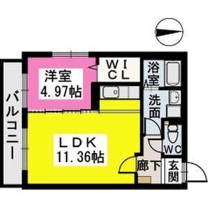 グランドゥールステラ(1LDK/2階)の間取り写真