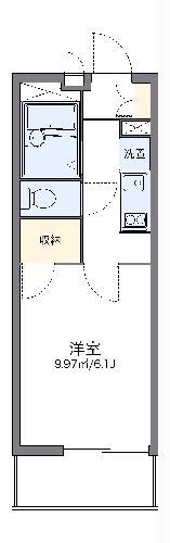 レオパレス平尾(1K/3階)の間取り写真