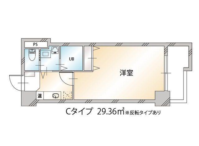 ドミール金沢駅西(1K/4階)の間取り写真