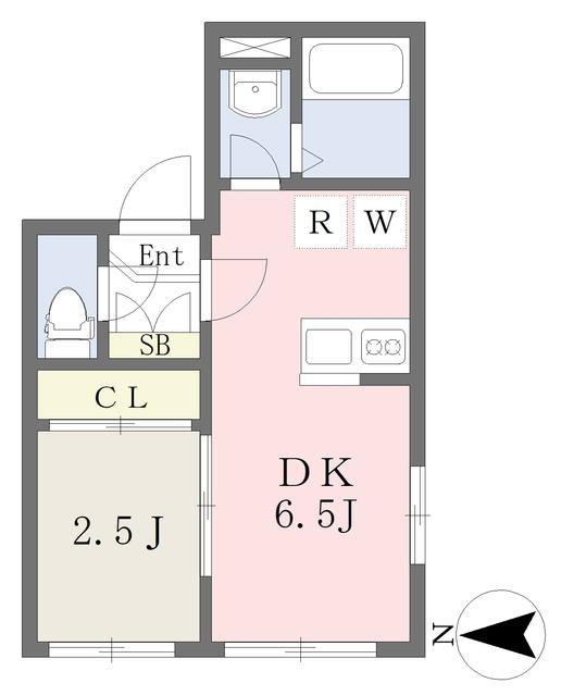 ロータス下北沢(1DK/3階)の間取り写真