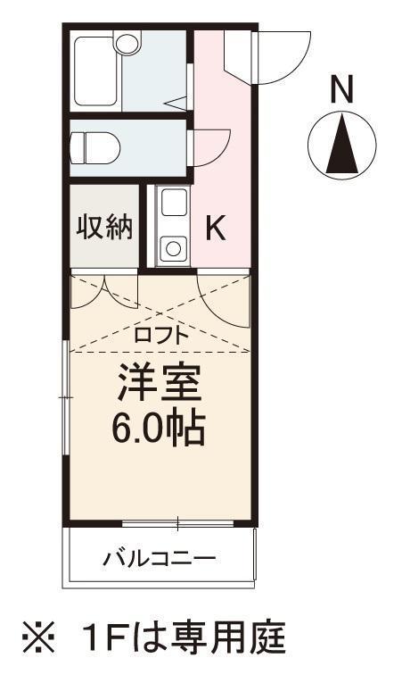 ASHIYAVIVID観光町(1K/1階)の間取り写真