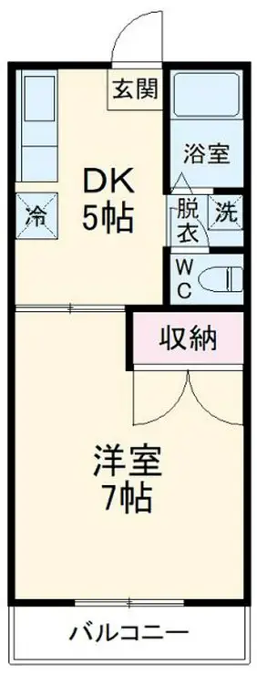 ファミーユ三橋 1階階 間取り