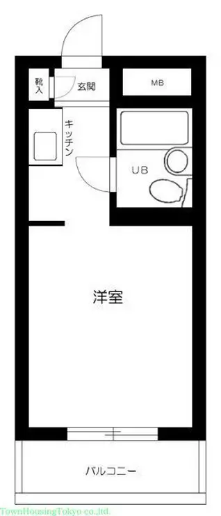 ユースフル駒沢大学 1階階 間取り