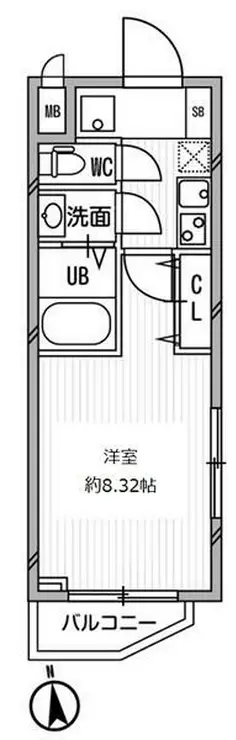 白金高輪レジデンス 4階階 間取り