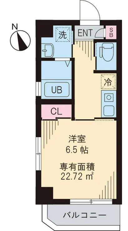 アーク五反田 4階階 間取り