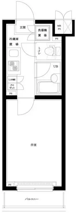 ルーブル蒲田南 5階階 間取り