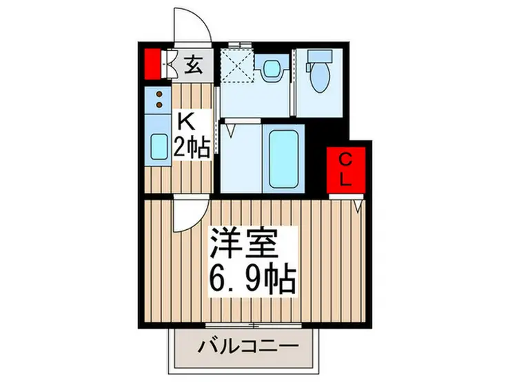 カーサ・ビオ 2階階 間取り