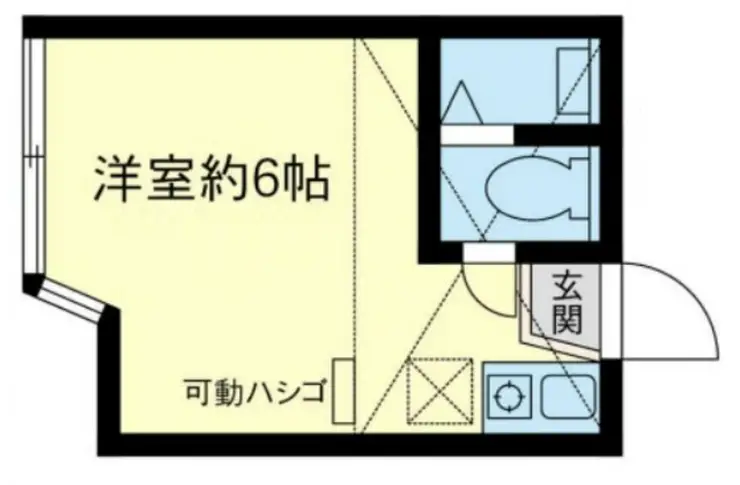 ユナイト大師公園バリローチェ 2階階 間取り