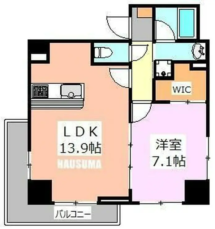 CrestHill文京千石 10階階 間取り