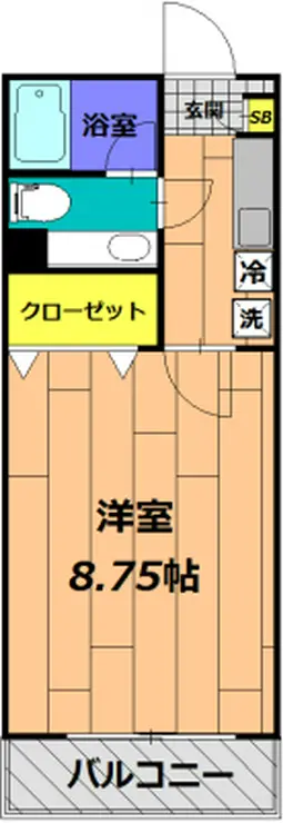 サァラ多摩平 3階階 間取り