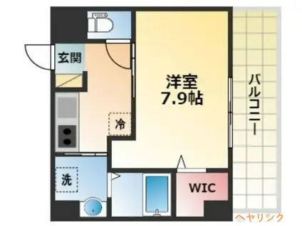 K.BUILD(1K/2階)の間取り写真