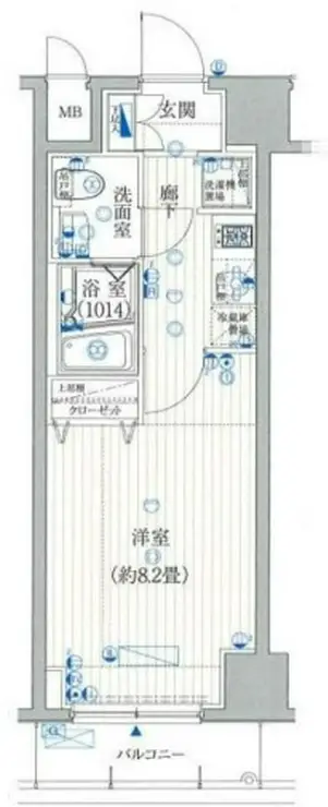 ヴェルステージ秋葉原EAST 5階階 間取り
