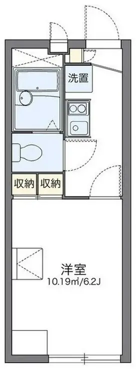 レオパレスRED ECHO 2階階 間取り