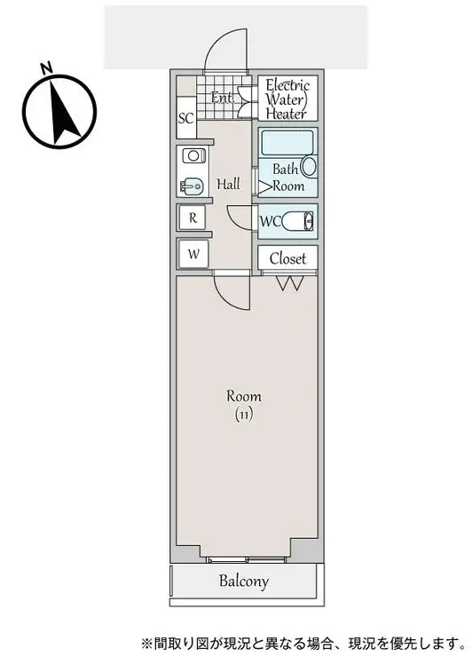 マートルコート麹町 13階階 間取り