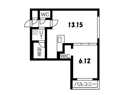 リベッキオ豊平公園(1LDK/4階)の間取り写真