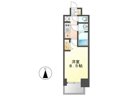 プレサンス大曽根駅前ファースト(1K/5階)の間取り写真