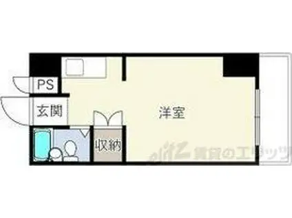 FM NAKAZAKIII(ワンルーム/2階)の間取り写真