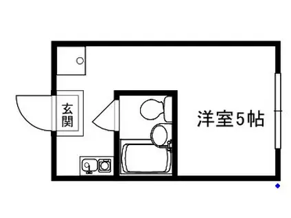 サンフェリシアン東福寺(ワンルーム/3階)の間取り写真