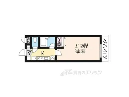 STAIREWELL M(1K/1階)の間取り写真