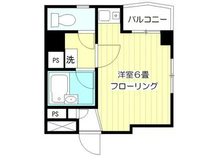 アベニュー目白(ワンルーム/9階)の間取り写真