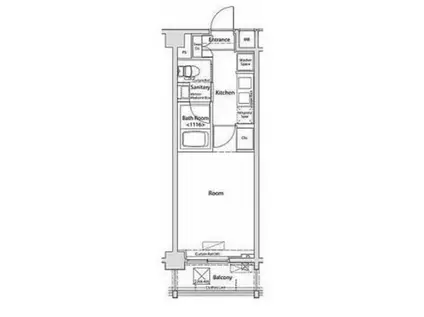 フォルティス大森(1K/3階)の間取り写真