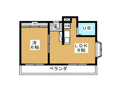 THE CHEDI(1LDK/4階)の間取り写真