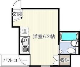 ALEGRIA PLACE徳川町(ワンルーム/4階)の間取り写真