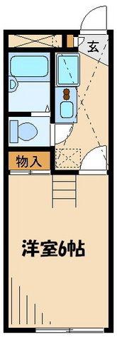レオパレスパークサイドグレース(1K/3階)の間取り写真