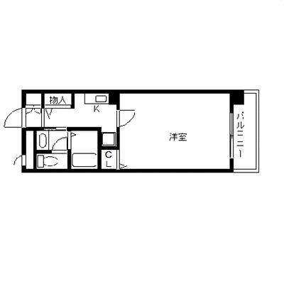 フィネス昭和町(1K/4階)の間取り写真