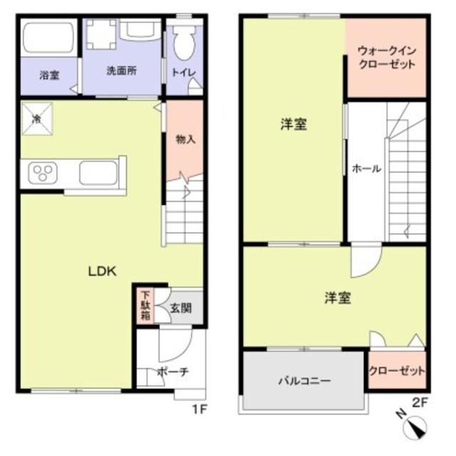 高石市加茂3丁目計画(2LDK/1階)の間取り写真