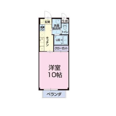 アベンシス正木(1K/2階)の間取り写真