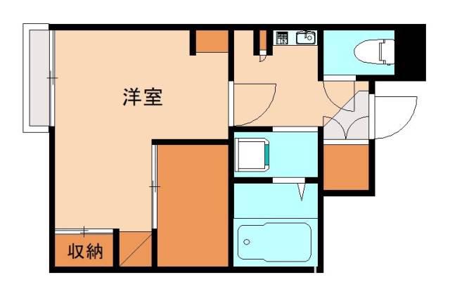レオパレスヨシクマ(1K/2階)の間取り写真