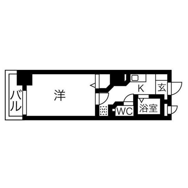 グレイス吹上(1K/4階)の間取り写真