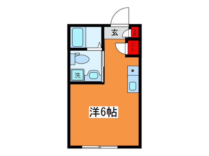 ハイドランジア十条(ワンルーム/3階)の間取り写真
