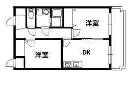 コスモリード横浜反町(2LDK/3階)の間取り写真