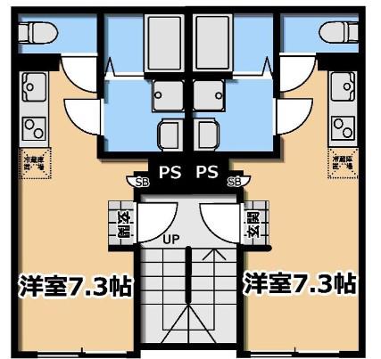 KI-FLAT 山吹町(ワンルーム/3階)の間取り写真